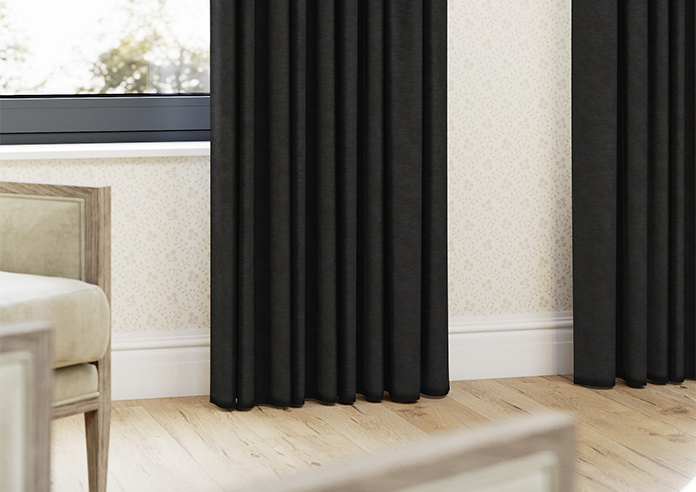 Tussah, Anthracite - Made to Measure Curtains - Image 5